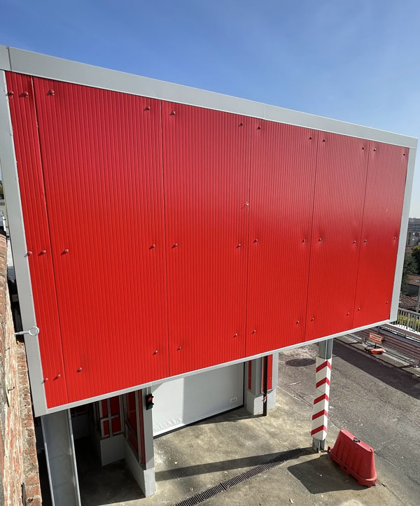 Install FIRE-RESISTANT INSULATED PANEL